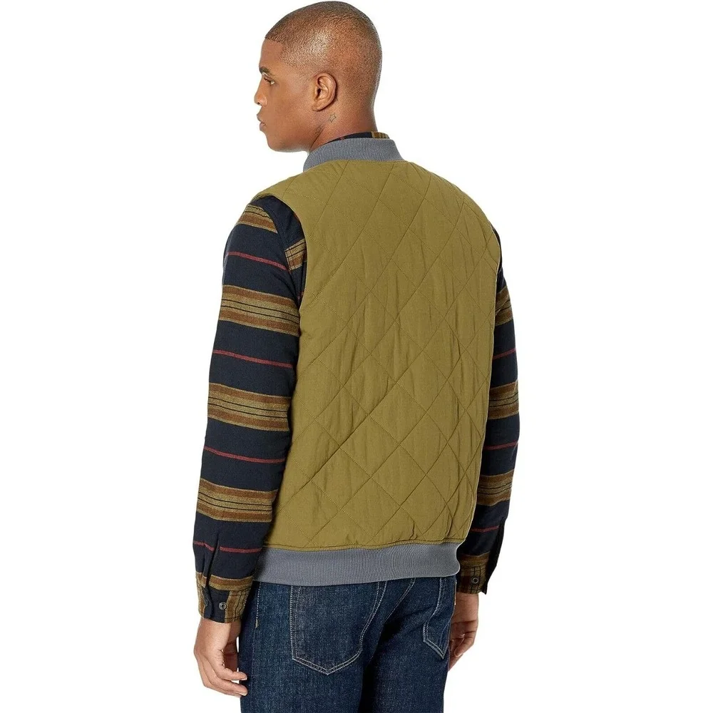 The North Face Cuchillo‎ Insulated Vest Military Olive green brown Size Medium